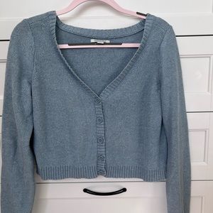 American eagle light blue cardigan